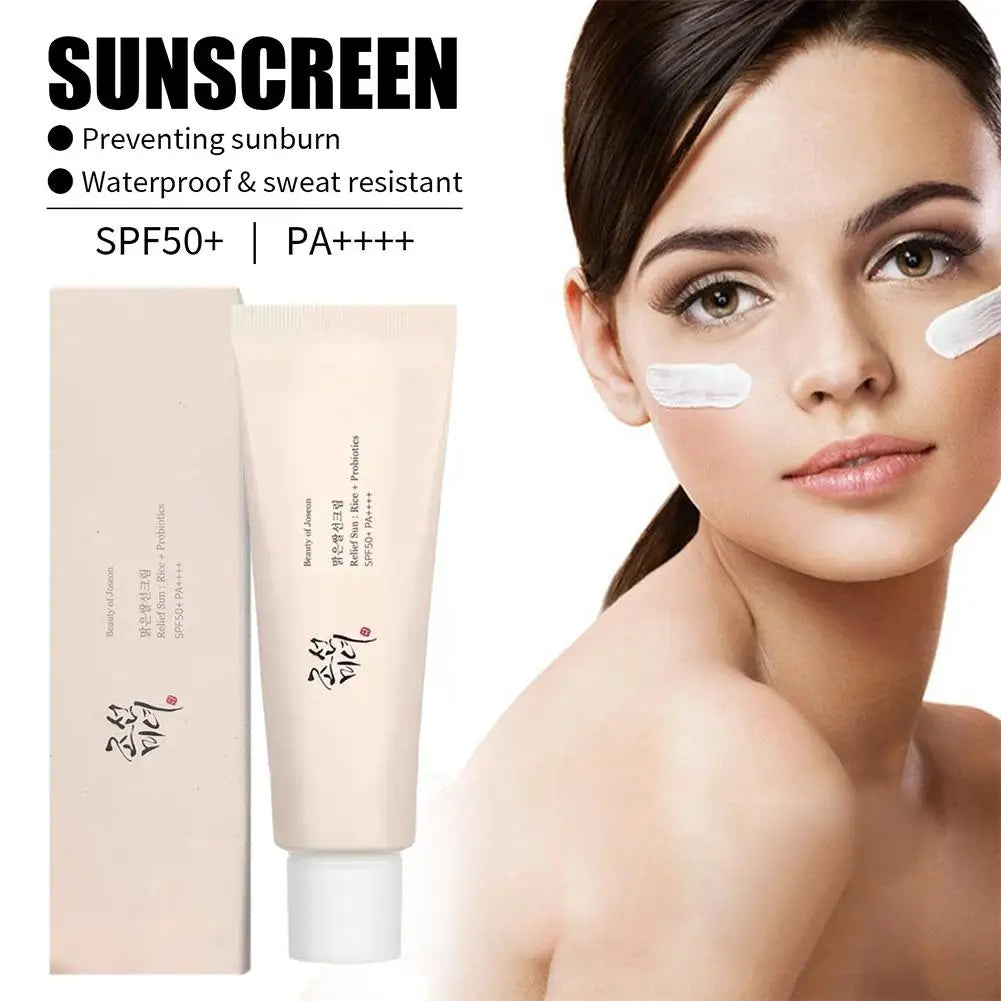 Anua Rice Probiotic Sunscreen Lightweight Non-Greasy Niacinamide Toner Green Tea Ginseng Rice Essence Effective Serum Skin Care