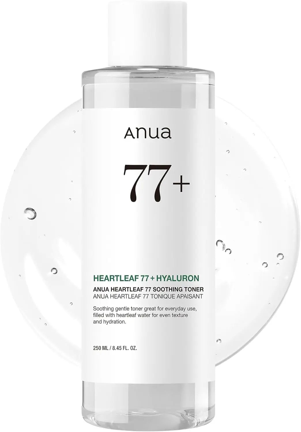 Anua Heart Leaf 77% Houttuynia Cornus Toner Close the Mouth Acne Removal Sensitive Hydrating Moisturizing 250Ml