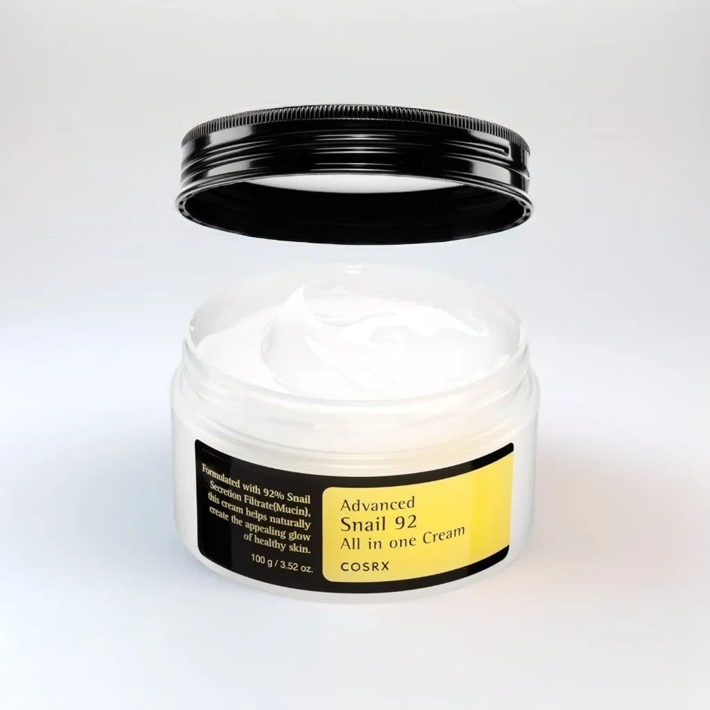 COSRX Snail Mucin 92% Moisturizer 3.52Oz/ 100G, Daily Face Gel Cream for Dry, Sensitive Skin