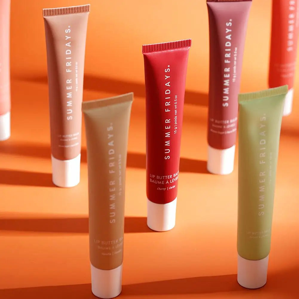 8 Colors Smoothing Soft Lips Cosmetics Moisturizing and Shining Lip Balm Lip Gloss Set PINK SUGAR BIRTHDAY CAKE PINK SUGAR