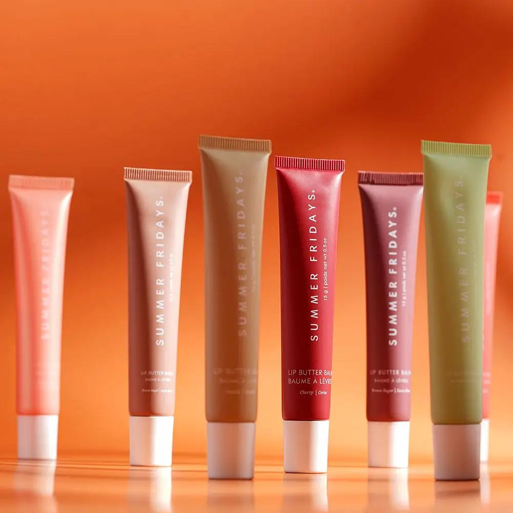 8 Colors Smoothing Soft Lips Cosmetics Moisturizing and Shining Lip Balm Lip Gloss Set PINK SUGAR BIRTHDAY CAKE PINK SUGAR