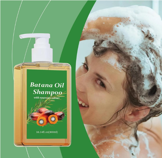 Batana Oil Shampoo Hair Strengthens anti Loss Restore Damaged Split Hair Scalp