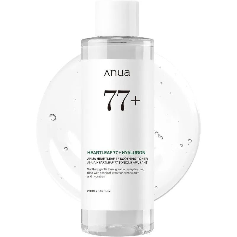Anua Heart Leaf 77% Houttuynia Cornus Toner Close the Mouth Acne Removal Sensitive Hydrating Moisturizing 250Ml