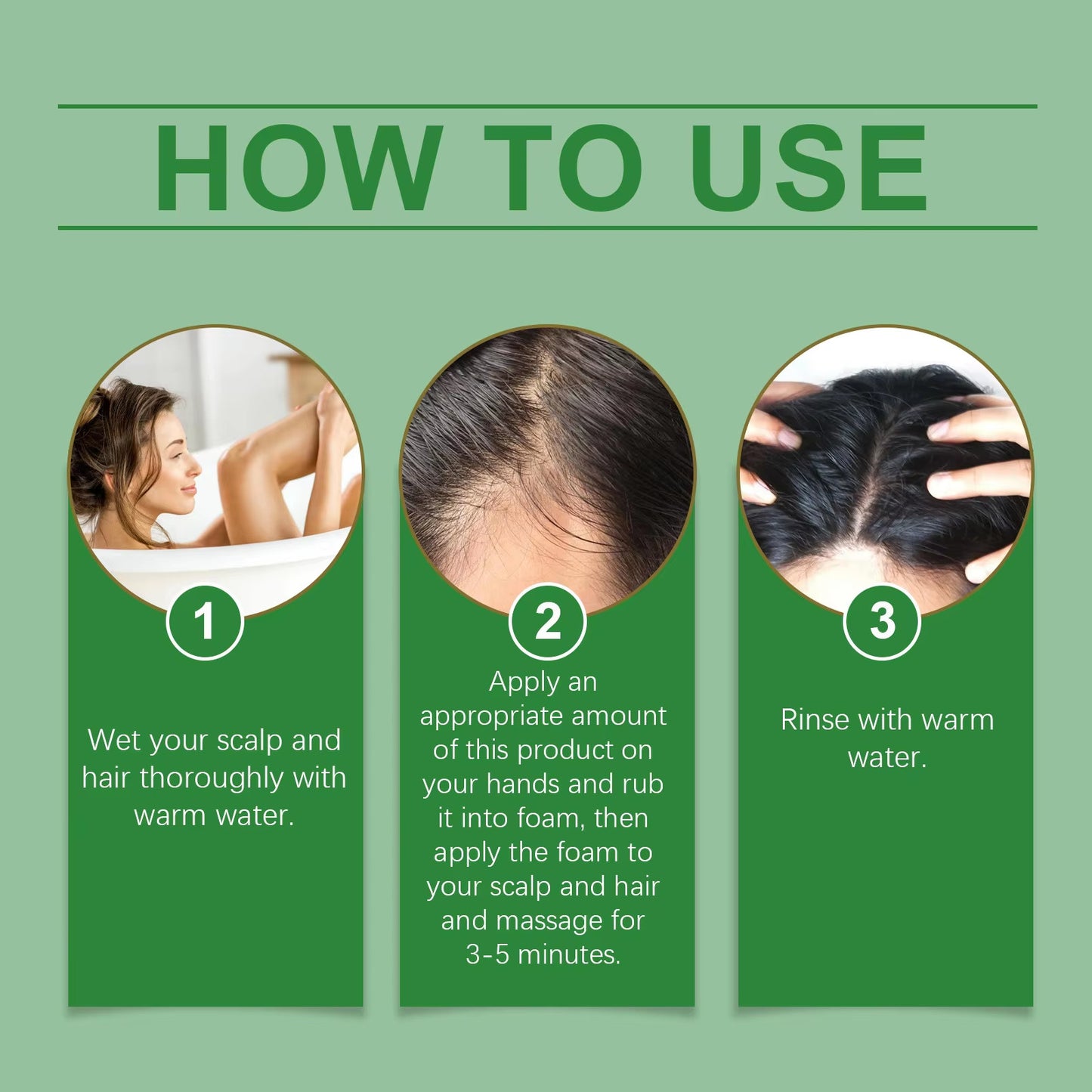 Batana Oil Shampoo Hair Strengthens anti Loss Restore Damaged Split Hair Scalp