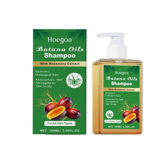 Pure Batana Shampoo Hair Strengthen Moisturizer Restore Damaged Brittle Hair anti Loss Improve Dandruff Scalp Oil Control Care