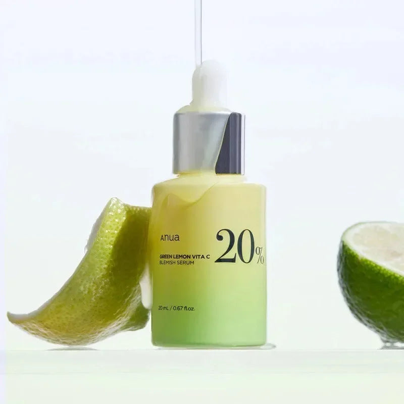 Korean Original Anua Green Lemon Vitamin C Essence Lime Serum 20Ml Vitamin C Serum