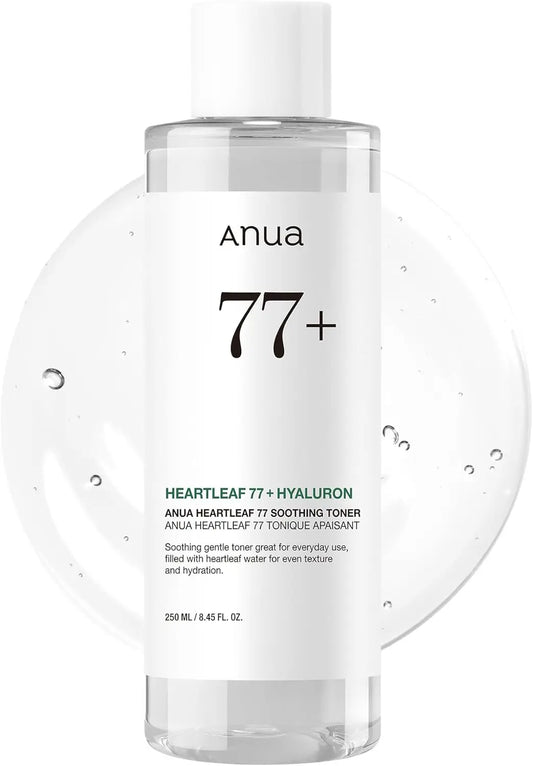 Anua Heart Leaf 77% Houttuynia Cornus Toner Close the Mouth Acne Removal Sensitive Hydrating Moisturizing 250Ml
