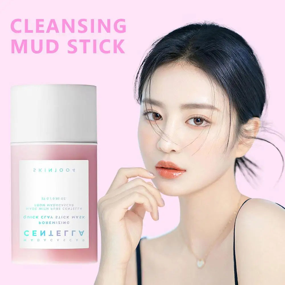 Skin1004 Centella Asiatica Himalayan Pink Salt Cleansing Mud Stick Quick Moisturizing Soothing Facial Brightening Face Mask