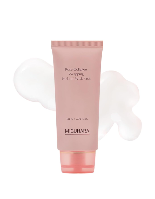 Rose Collagen Wrapping Peel-off Mask Pack | Korean Skincare Mask Pack (60ml/2.02 fl.oz.)
