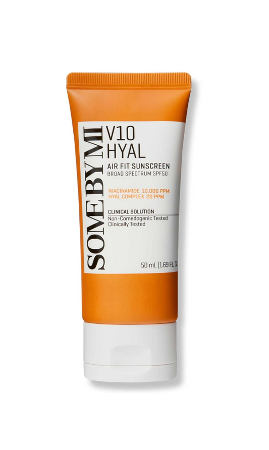 SOME BY MI V10 Hyal Air Fit Sunscreen – 1.69oz, 50ml – Korean Centella Sunscreen for Face with SPF 50 UV Protection