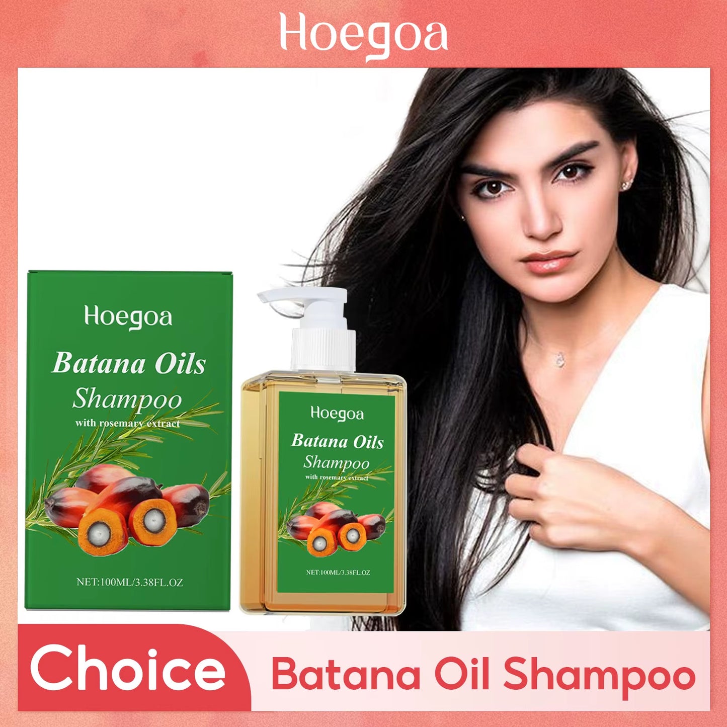 Batana Oil Shampoo Hair Strengthens anti Loss Restore Damaged Split Hair Scalp